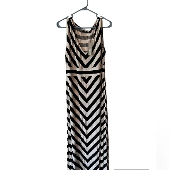 apt 9 black and white dress NEW Women's Apt. 9 Fit & Flare Black & White Dress w 2-pockets